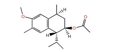 (1S,3R,4R)-7-Methoxycalamenen-3-yl acetate